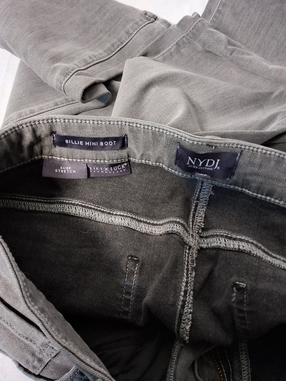 NYDJ Women's Gray Boot-Cut Jeans - Picture 3 of 5